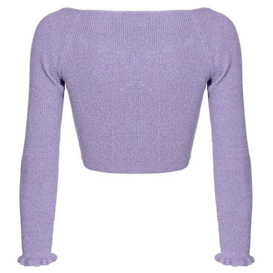 Purple Viscose Sweater