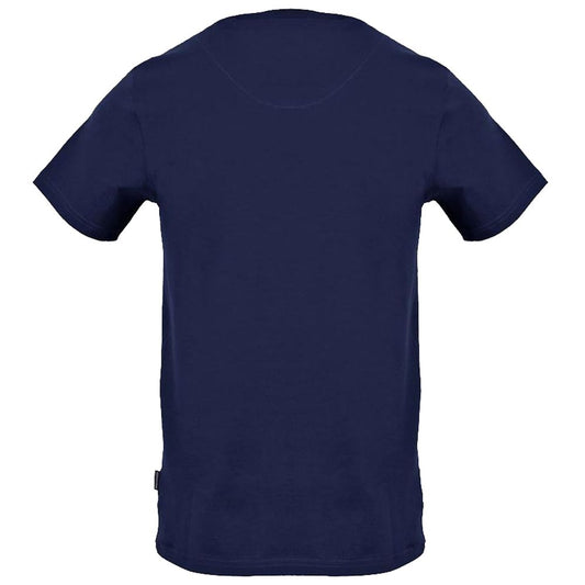 Blue Cotton Men's T-Shirt