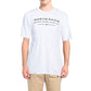 Elegantes weißes Baumwoll-T-Shirt mit Brustdruck