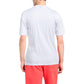 Elegantes weißes Baumwoll-Logo-T-Shirt