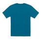 Chic Light Blue Cotton Tee with Chest Logo