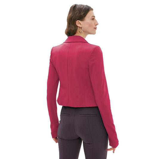 Elegant Fuchsia Blazer Jacket