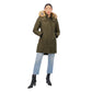 Army Cotton Women Parka Jacket