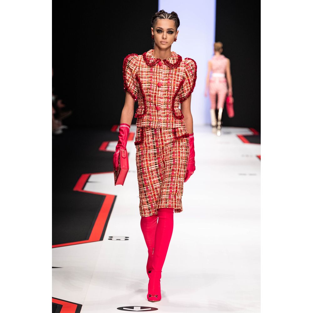 Blazer da donna in viscosa rosa