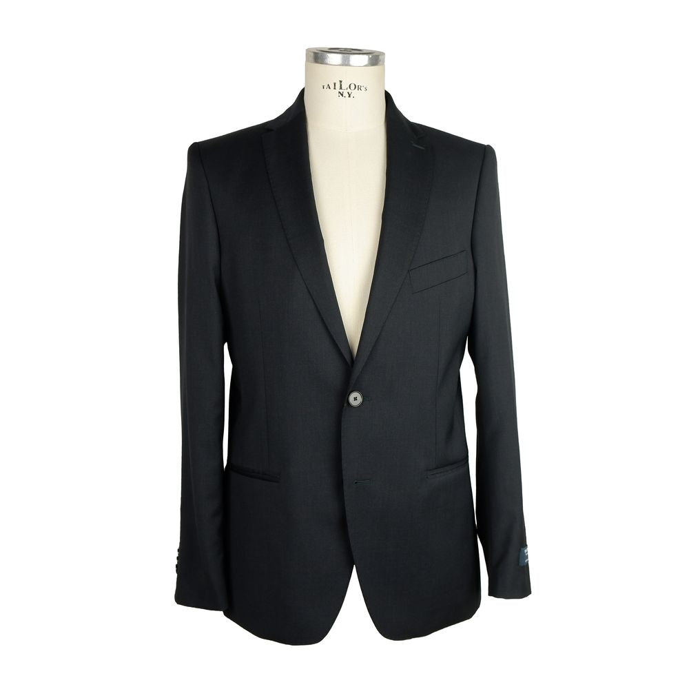 Black Wool Men Suit