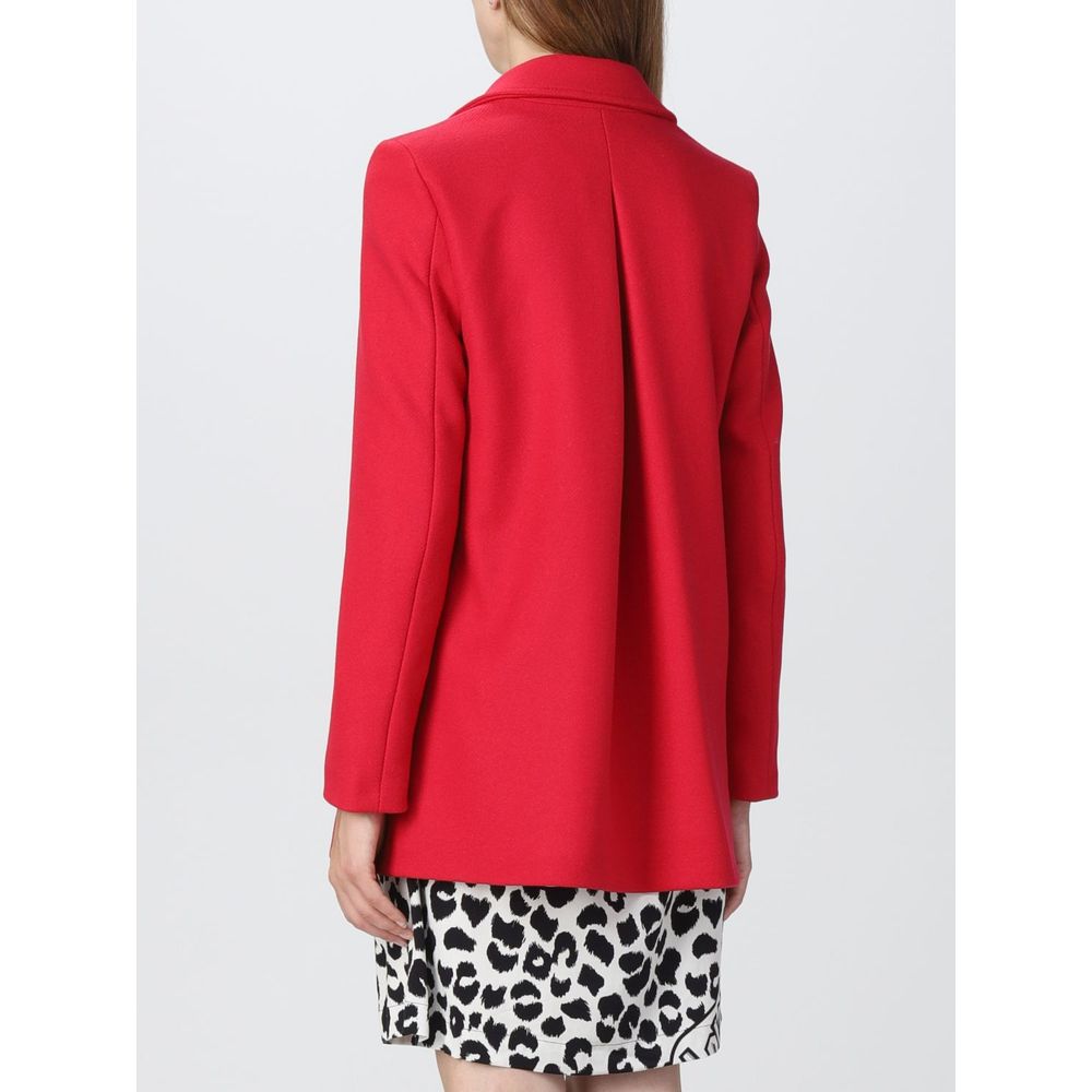 Giacca in misto lana rosa chic