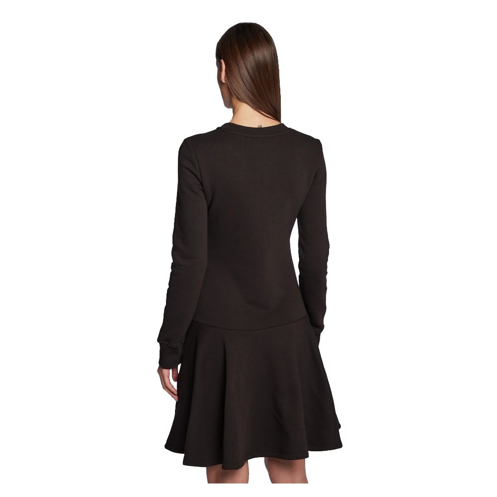 Schickes Kleid aus Baumwollmischung mit geprägtem Logo