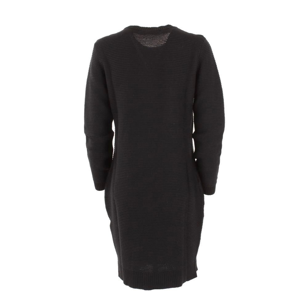 Schickes Strickkleid aus Wollmischung mit Herzmuster