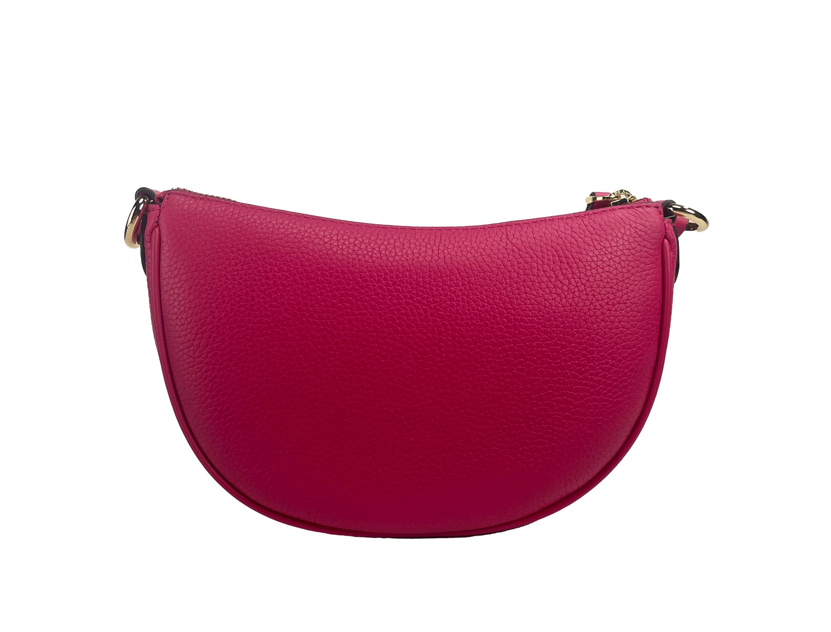 Dover – Kleine Umhängetasche mit Halbmond-Motiv in Rosa