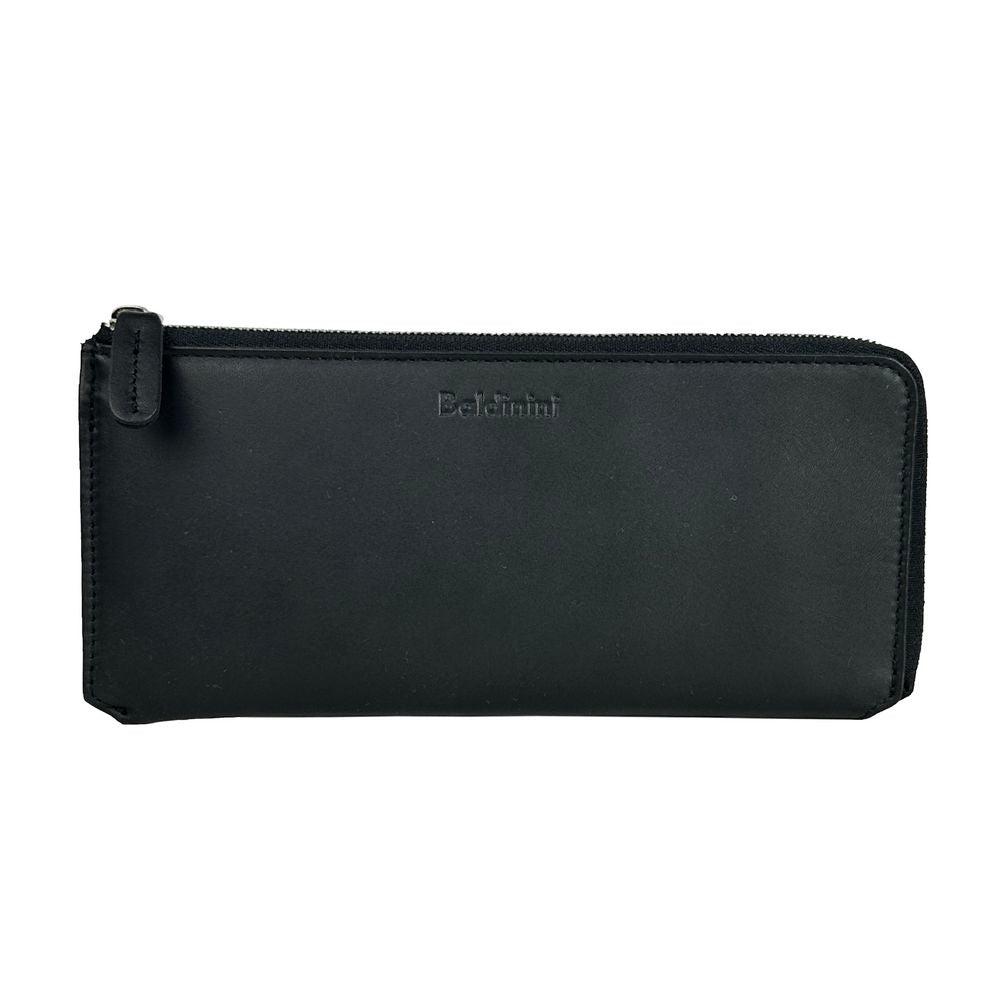 Elegante organizer da viaggio in pelle nera