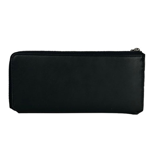 Elegante organizer da viaggio in pelle nera