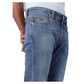 Jeans da uomo in cotone blu