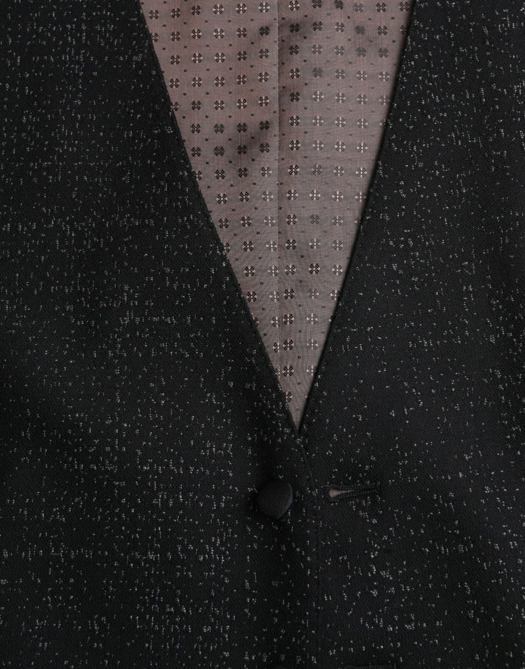 Schwarz Braun Seidenweste Kleid Formale Weste