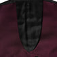 Maroon Satin Silk Waistcoat Dress Formal Vest