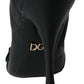 Black Devotion Quilted Buckled Boots Shoes