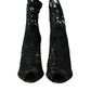 Black Stretch Taormina Lace Boots Shoes