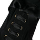 Black Stiletto Heels Mid Calf Boots Shoes