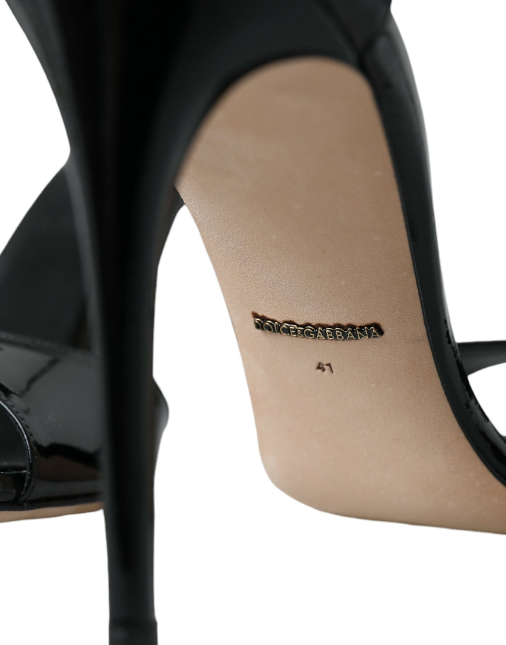 Schwarze KEIRA Leder Heels Sandalen Schuhe