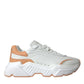 White Peach DAYMASTER Leather Sneakers Shoes