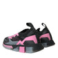 Black Pink Slip On Sorrento Sneakers Shoes