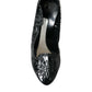 Black Crystal CINDERELLA Heels Pumps Shoes