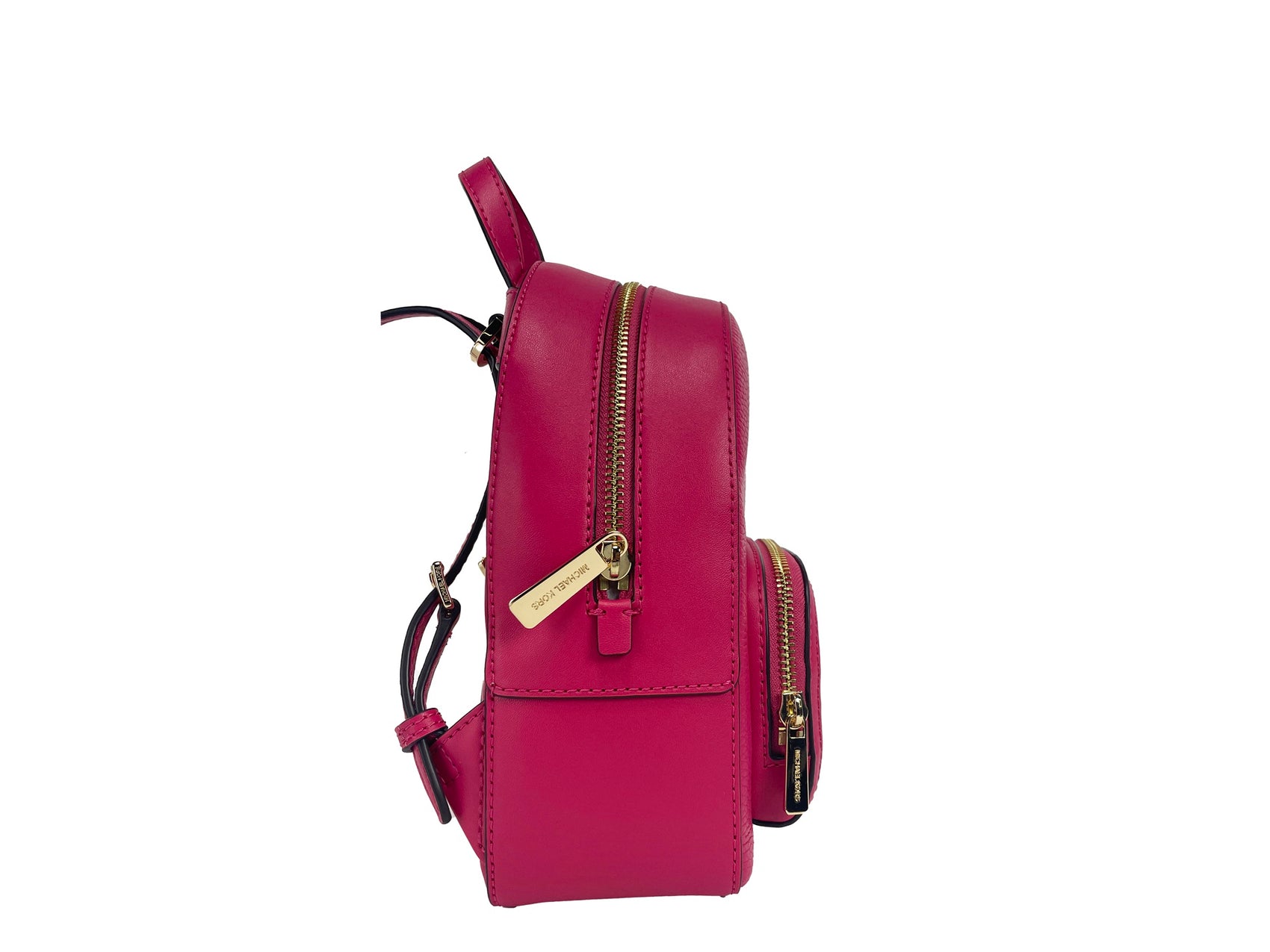 Jaycee Mini XS Rucksacktasche aus genarbtem Leder mit Reißverschlusstasche
