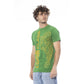 T-shirt da uomo in cotone verde
