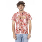T-shirt da uomo in cotone rosso