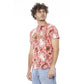 T-shirt da uomo in cotone rosso