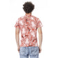 T-shirt da uomo in cotone rosso