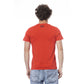 T-shirt da uomo in cotone rosso