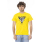 Gelbes Herren-T-Shirt aus Baumwolle