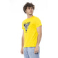 Gelbes Herren-T-Shirt aus Baumwolle