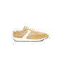 Sneaker da uomo in pelle beige