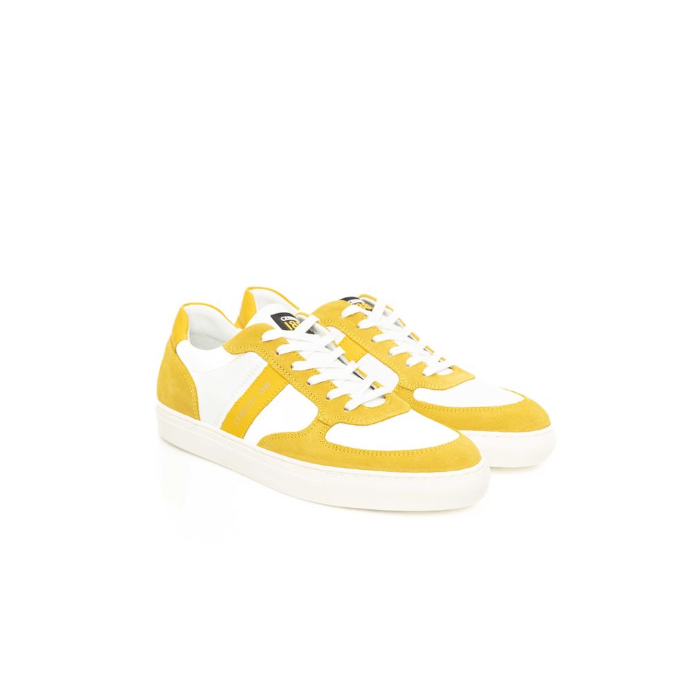 Yellow Leather Men's Sneaker