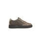 Sneaker da uomo in pelle beige