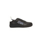 Sneaker da uomo in pelle nera