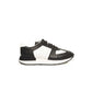 Sneaker da uomo in pelle nera