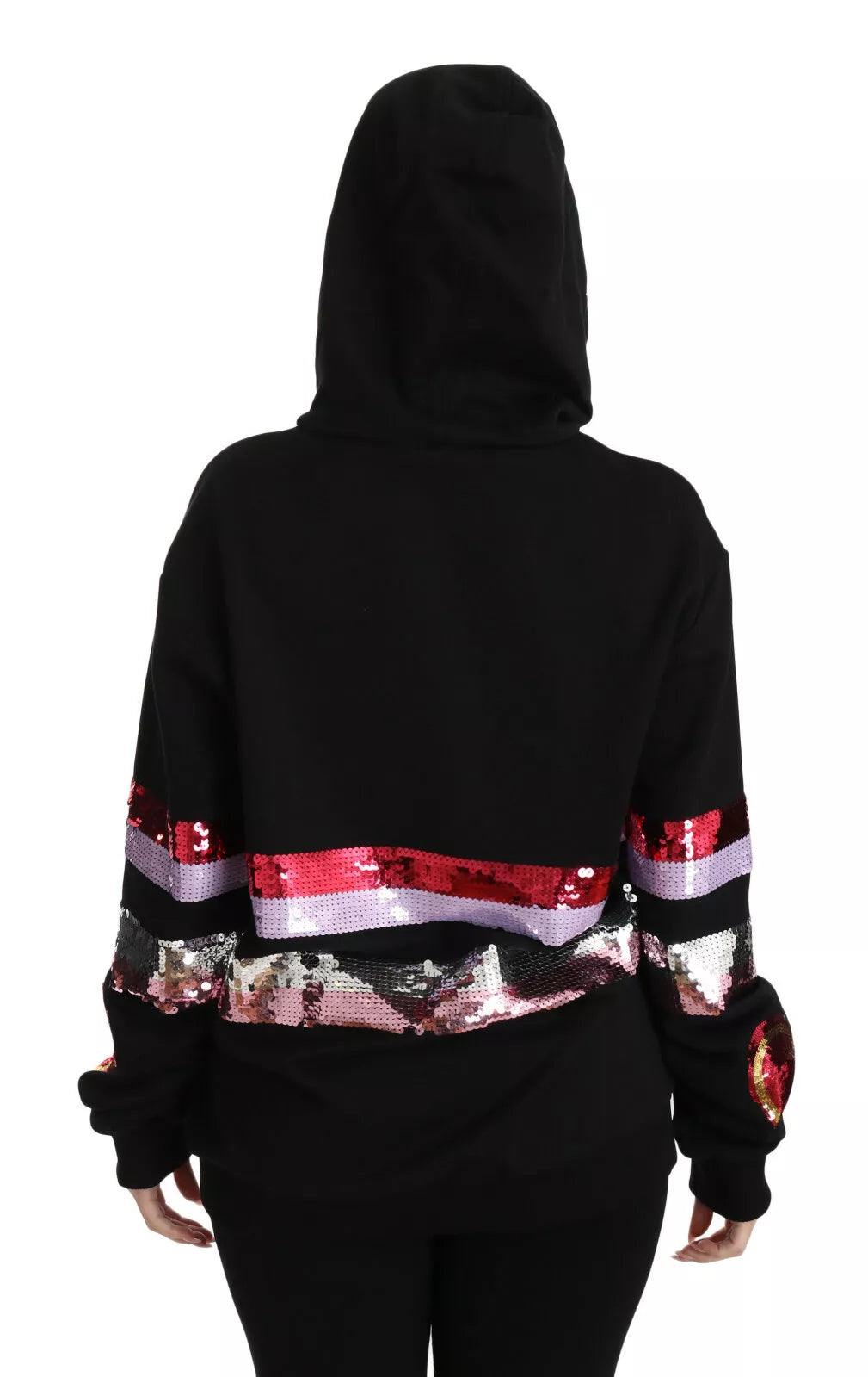 DG Pailletten-Kapuzenpullover
