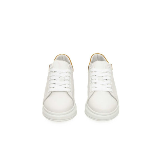 White Leather Women Sneaker