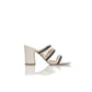 White Leather Women Sandal