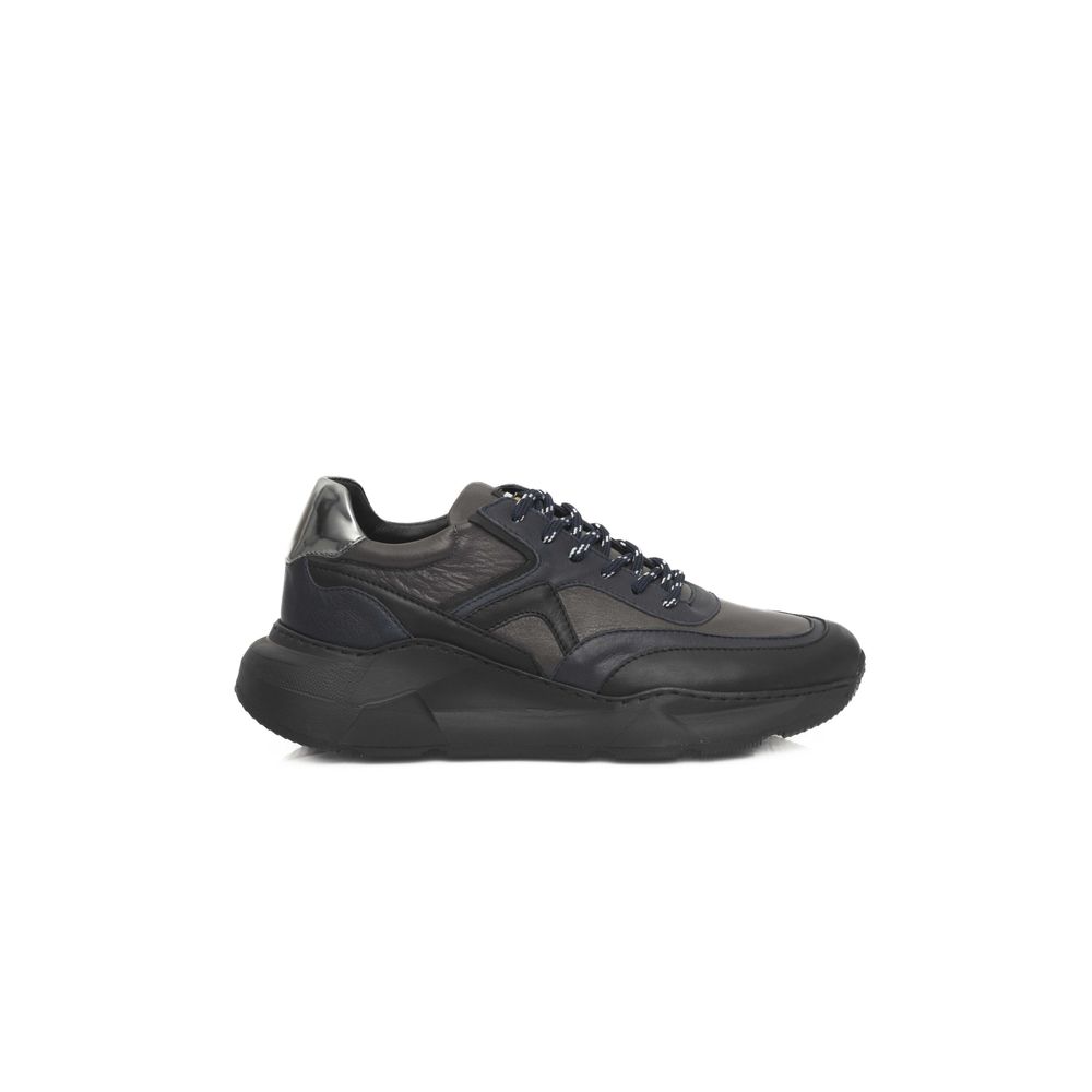 Blue Leather Men's Sneaker