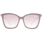 Cremefarbene Damen-Sonnenbrille