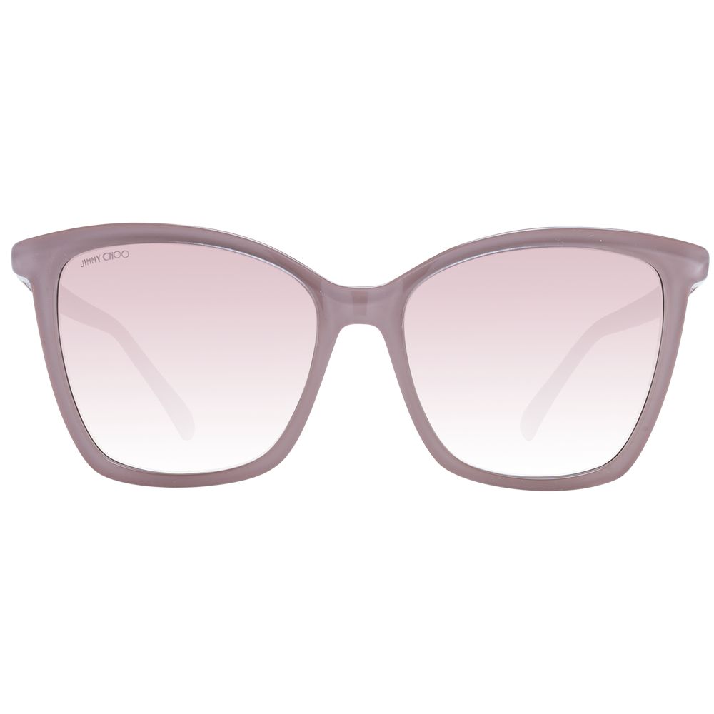 Cremefarbene Damen-Sonnenbrille