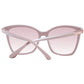 Cremefarbene Damen-Sonnenbrille