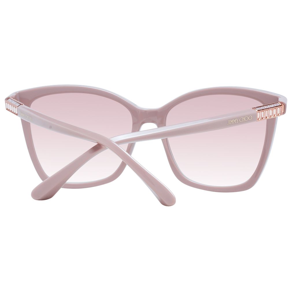 Cremefarbene Damen-Sonnenbrille