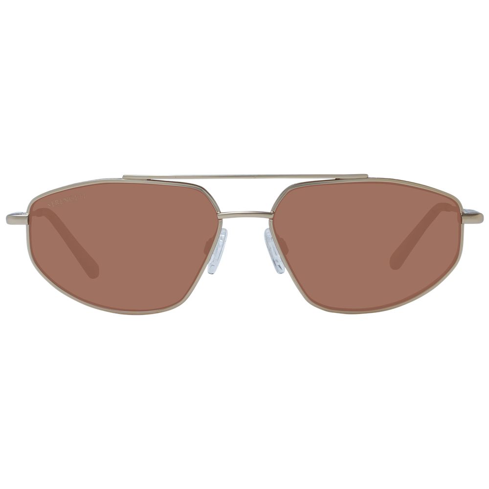 Goldene Herren Sonnenbrille