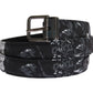 Elegant Floral Patterned Men's Luxury Belt