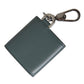 Green Leather DG Logo Keyring Coin Purse Keyring Wallet