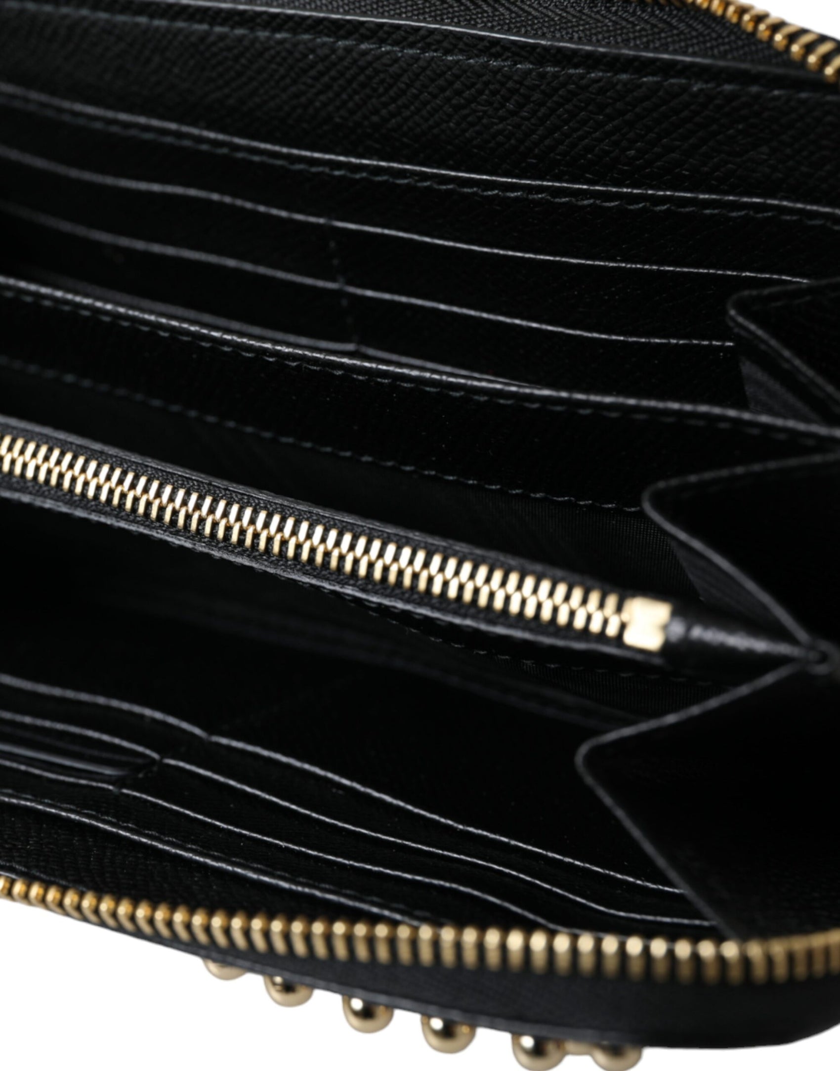 Schwarz Blau Leder #DGFAMILY Reißverschluss Continental Herren Geldbörse